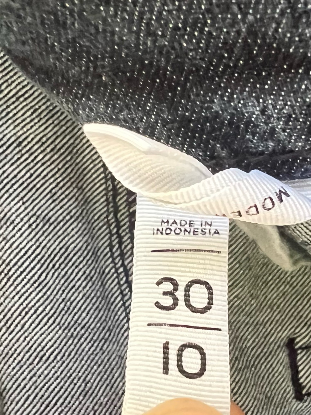 LOFT High Rise Skinny Jeans Size 10/30 Exposed Button Fly Dark Wash Denim 477357 - Picture 3 of 13